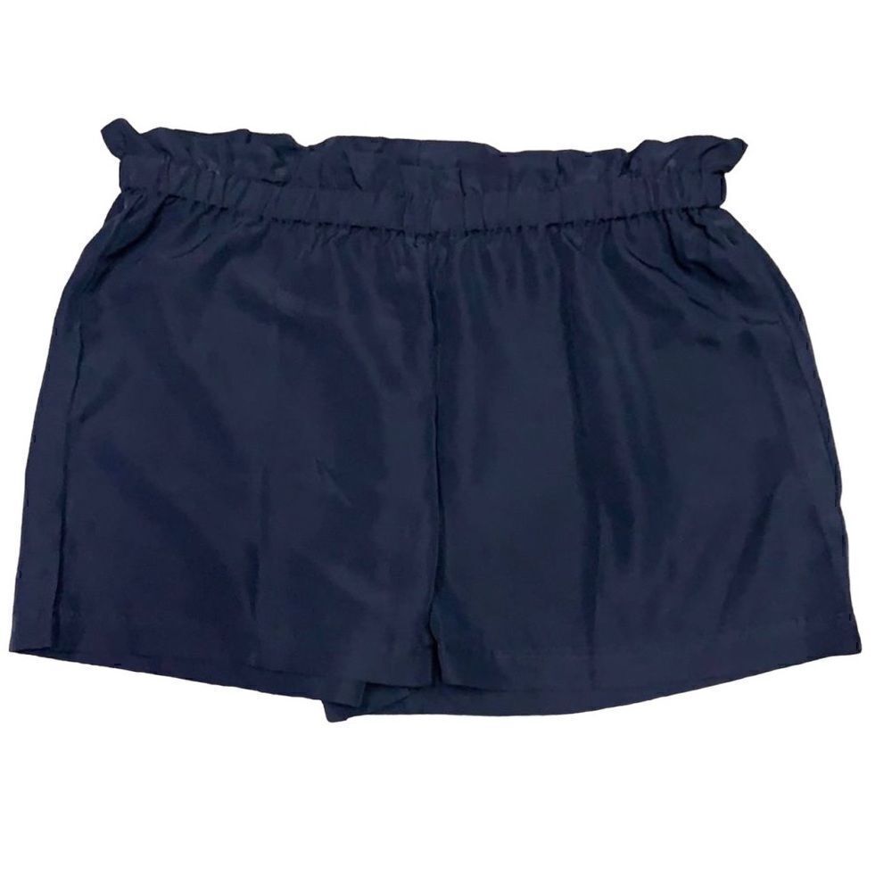 Mud Pie Women’s S Black Shorts w Ruffled Top Lightweight and Silky Feel